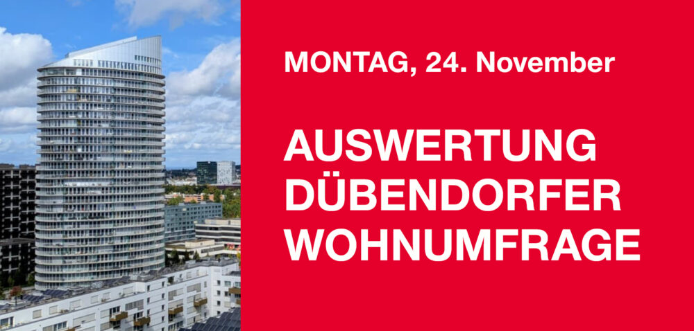 Auswertung Wohnumfrage